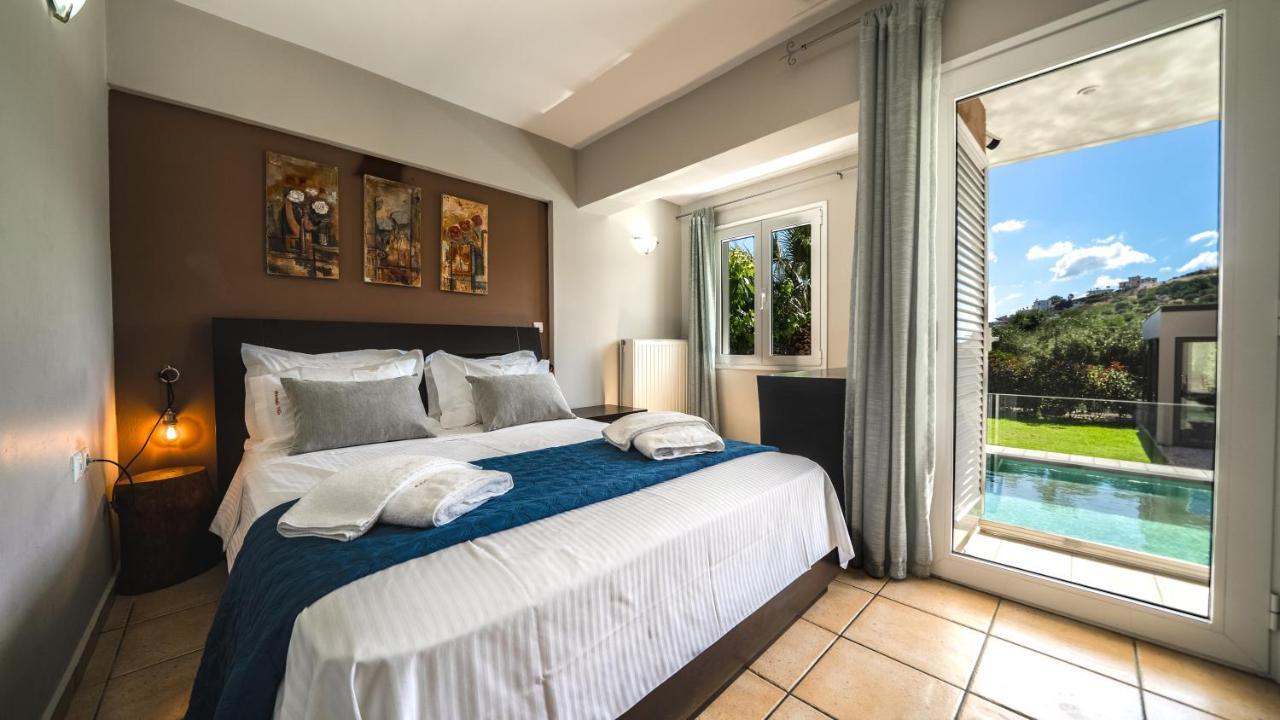 Petronila Luxury Villa With Heated Private Pool Kissamos Exterior photo